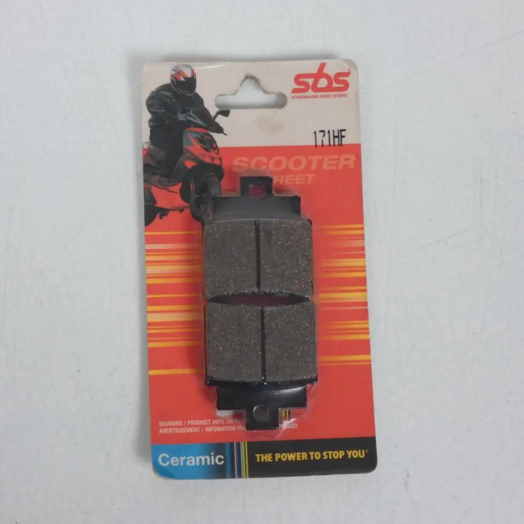 Plaquette de frein AR 171HF CERAMIC SBS pour quad Arctic cat 250 DVX 2006 à 200