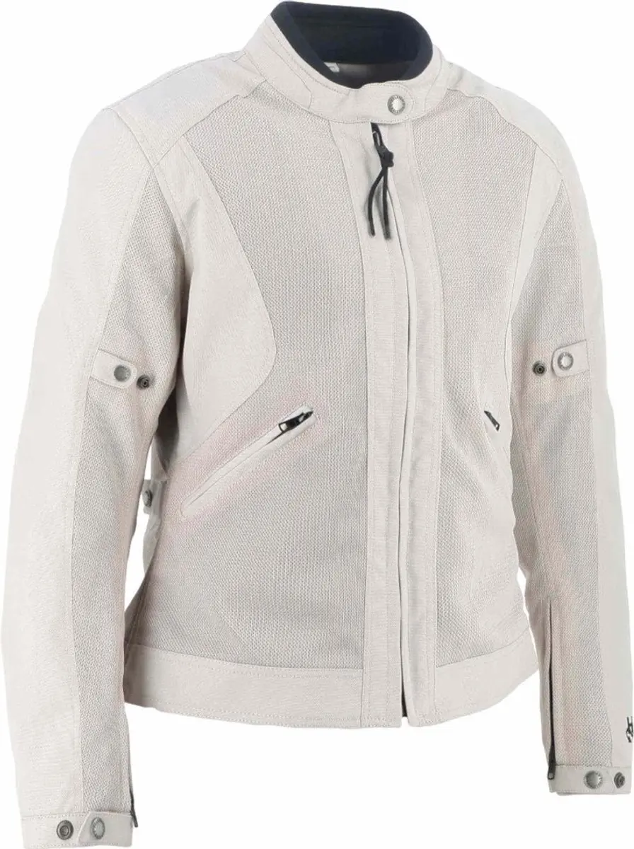 Helstons Stoner Evo Air Mesh Dames Motorfietsjas - Zilver L