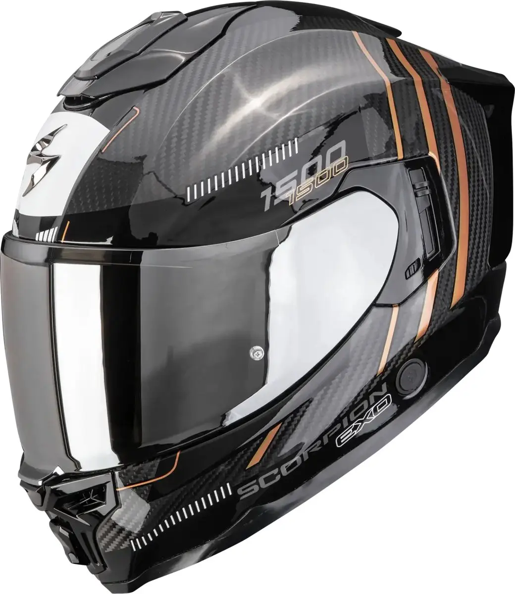 Scorpion EXO-1500 Carbon Zity Black Copper Integraalhelm
