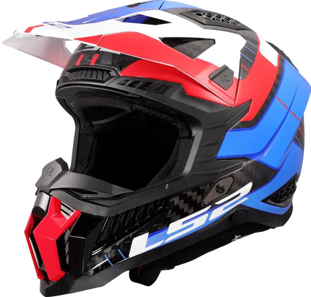 LS2 MX703 X-Force Galuo Wit Rood Blauw 06 Crosshelm