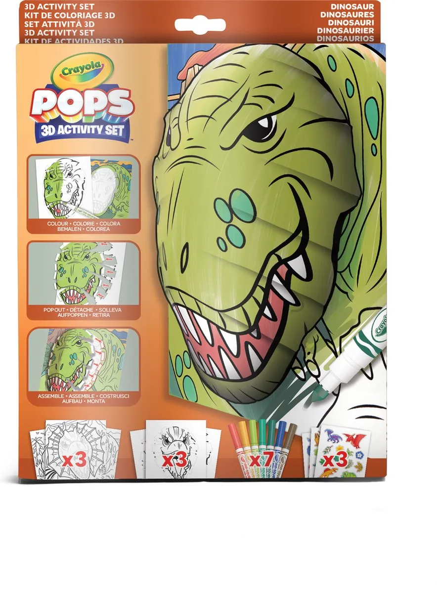 Crayola POPS Dinosaurus Hobbypakket