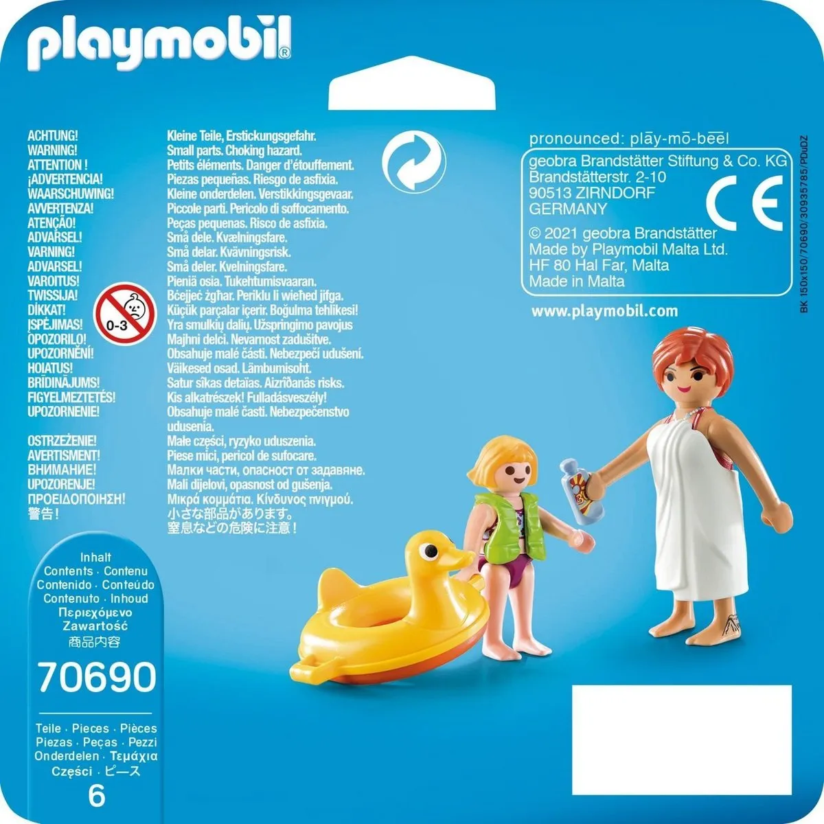 Playmobil DuoPack Waterpark Badgasten 70690 - Multicolor