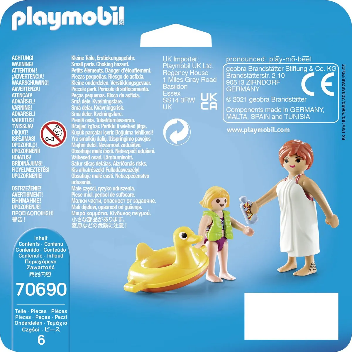 Playmobil DuoPack Waterpark Badgasten 70690 - Multicolor