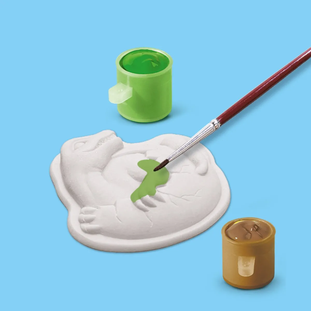 SES Creative Dino Eieren Giet- & Schilderpakket - 5 Stuks