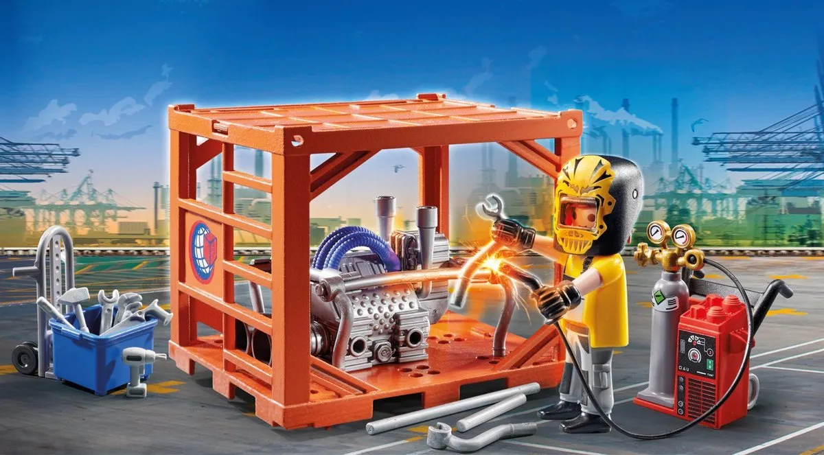 Playmobil City Action Cargo Container 70774 - Multicolor