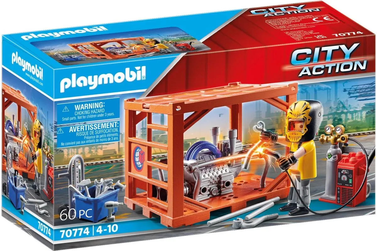 Playmobil City Action Cargo Container 70774