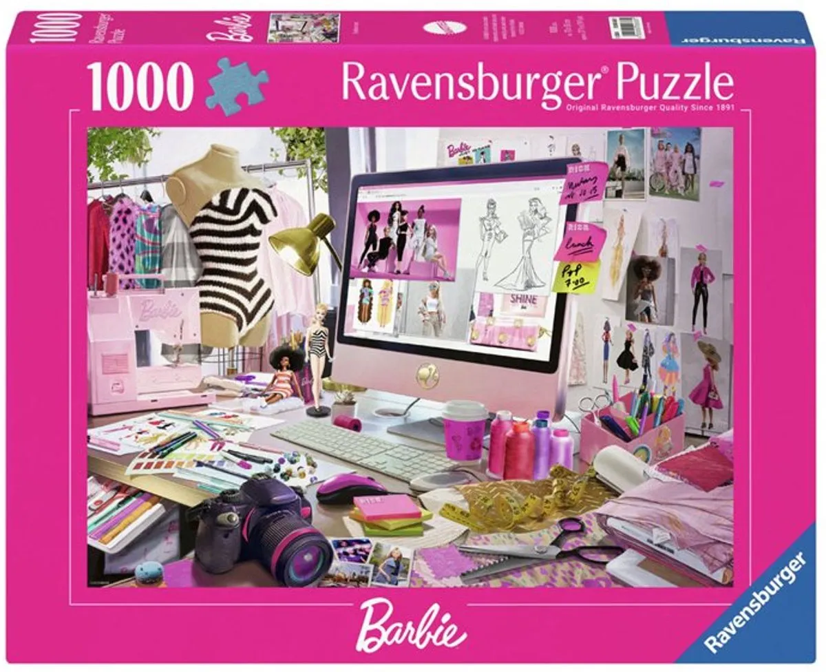 Ravensburger Barbie Mode-icoon Legpuzzel 1000 Stuks - Multicolor