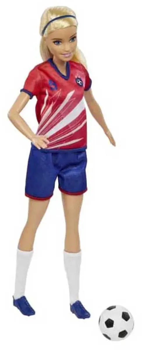 Barbie Careers Voetballer Pop