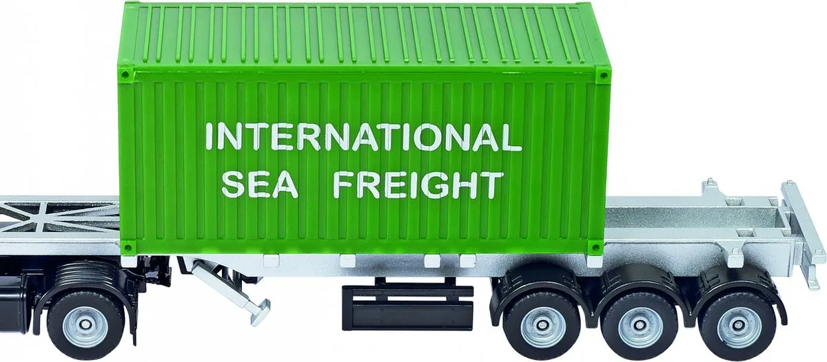 SIKU 3921 Mercedes-Benz Vrachtwagen met Containers 1:50 - Groen/Geel