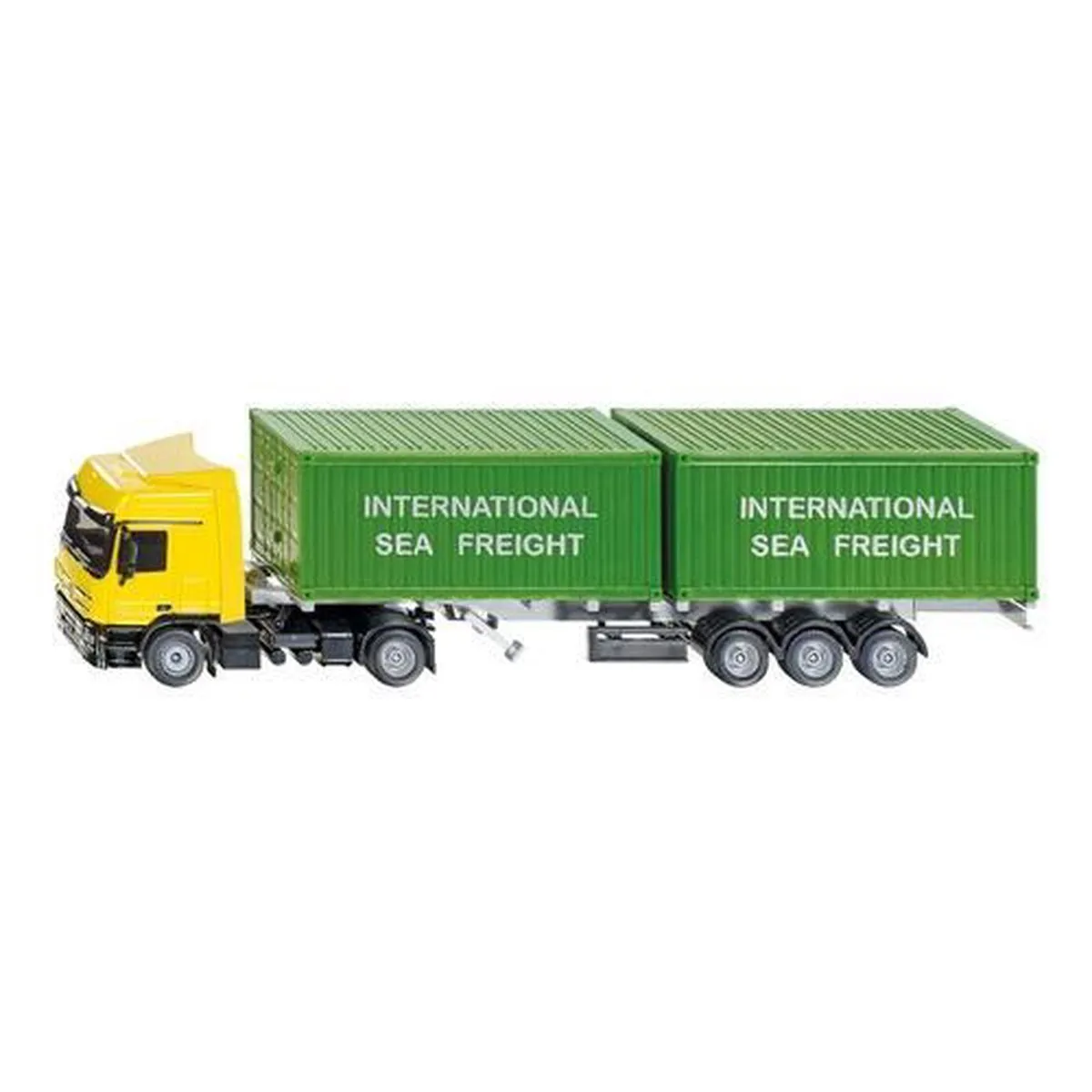 SIKU 3921 Mercedes-Benz Vrachtwagen met Containers 1:50 - Groen/Geel