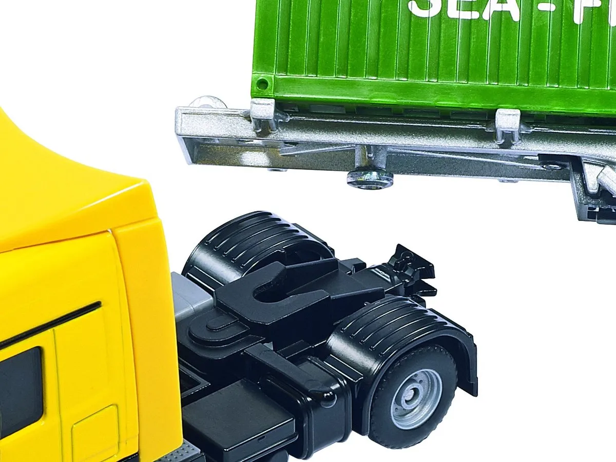 SIKU 3921 Mercedes-Benz Vrachtwagen met Containers 1:50 - Groen/Geel