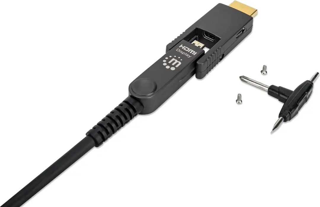 Manhattan 355513 HDMI Kabel 20m - Type A naar Type D - Zwart - afbeelding 4 van 6