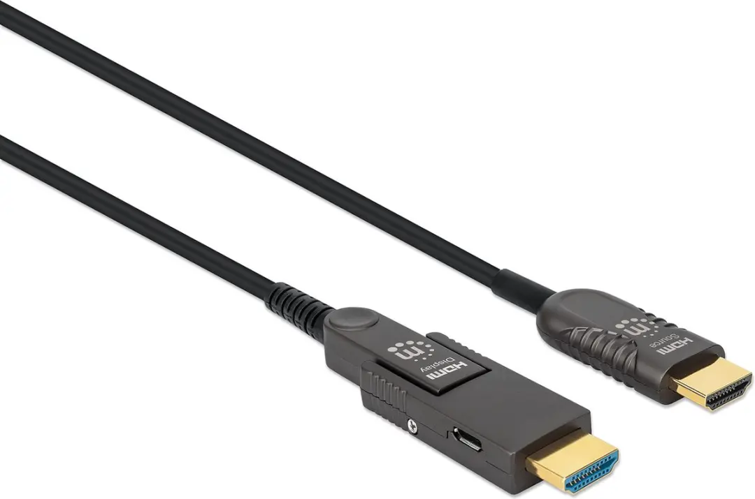 Manhattan 355513 HDMI Kabel 20m - Type A naar Type D - Zwart - afbeelding 3 van 6
