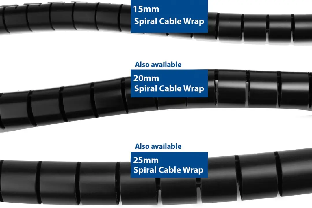 ACT 15mm Spiraalband CT4050 - 50m - Zwart