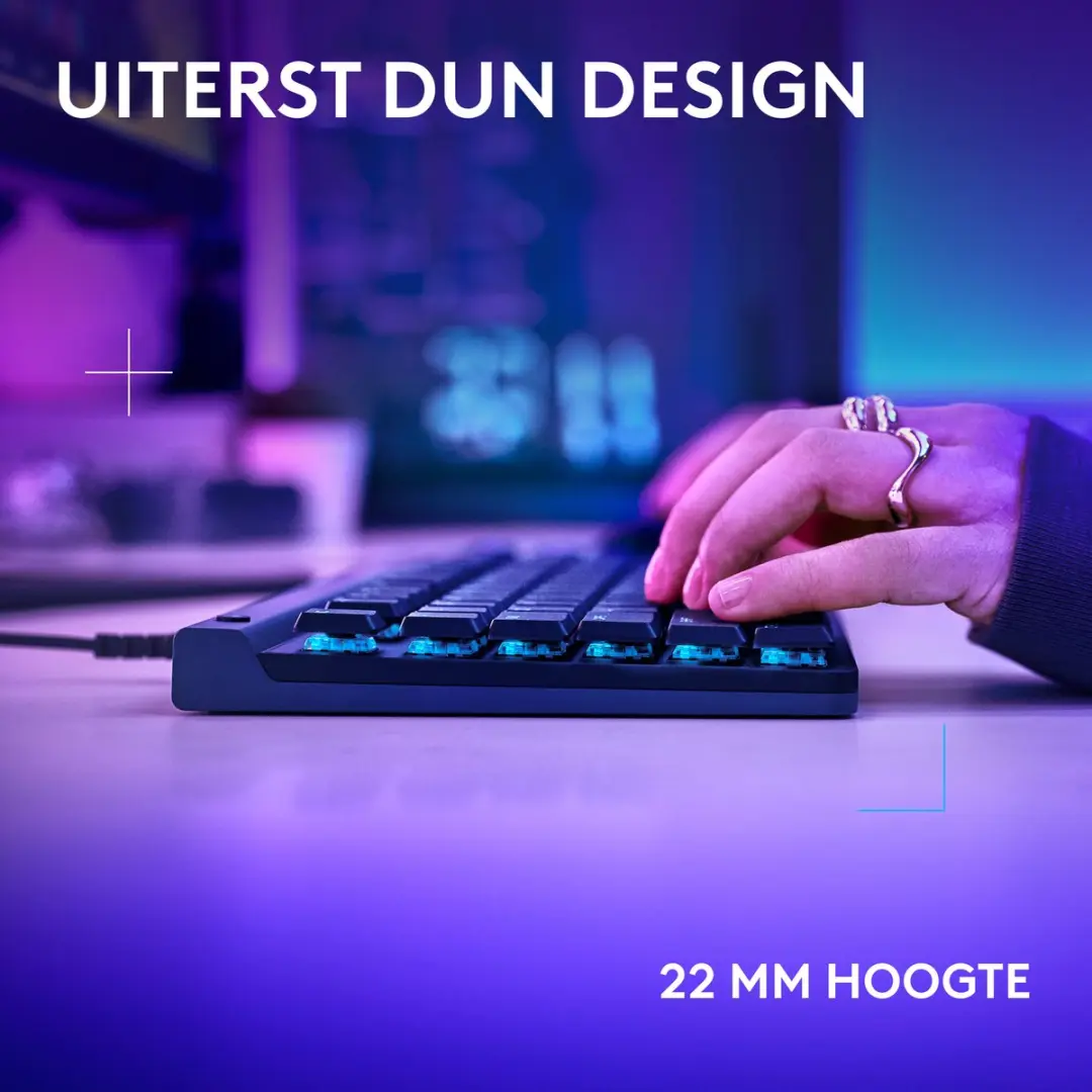 Logitech G G515 Lightspeed Tactile Toetsenbord - AZERTY - Zwart - afbeelding 4 van 6