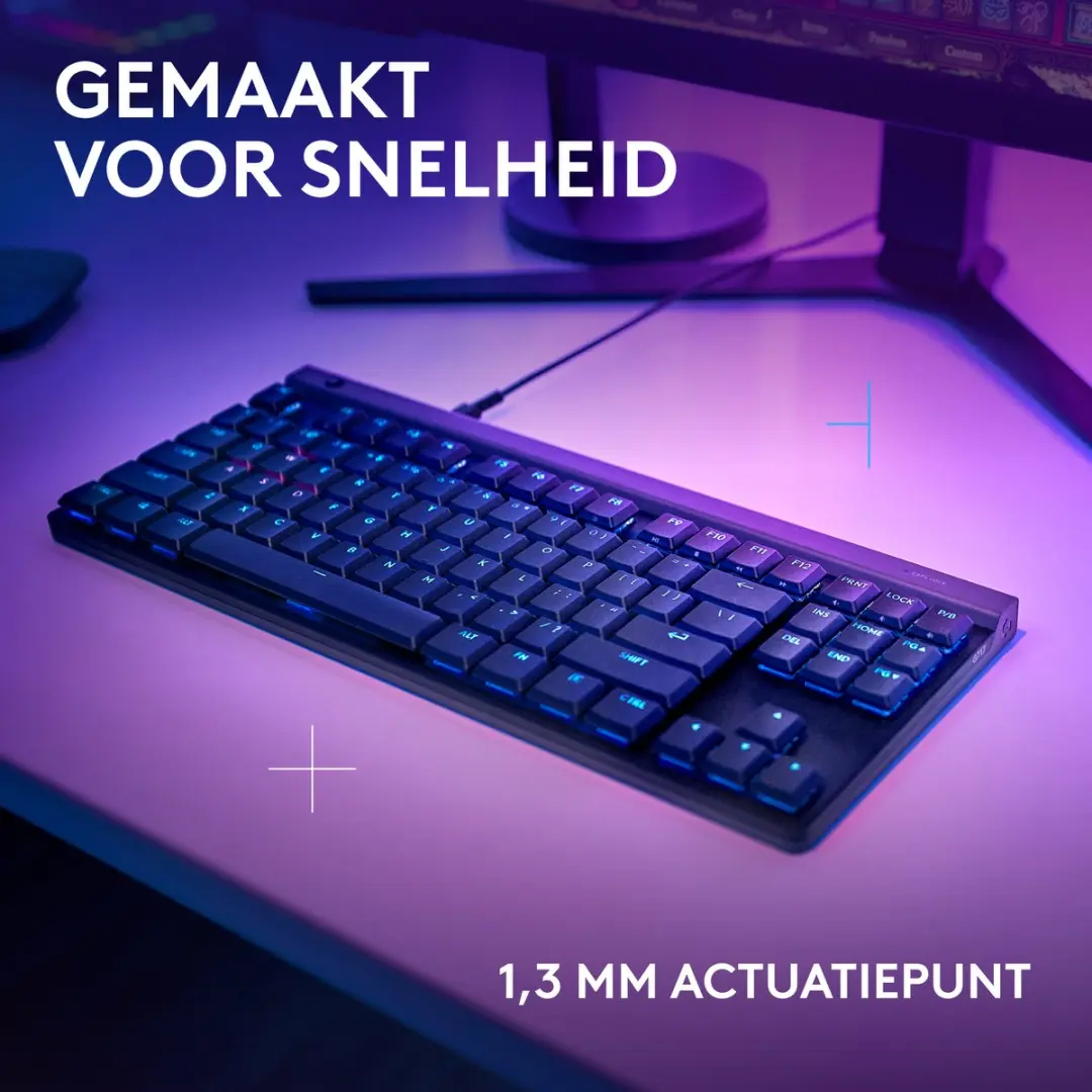 Logitech G G515 Lightspeed Tactile Toetsenbord - AZERTY - Zwart - afbeelding 3 van 6