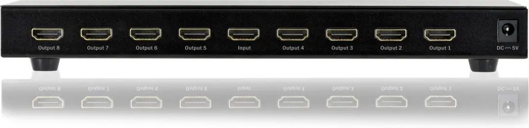 Digitus DS-43302 HDMI Video Splitter 8x - Zwart