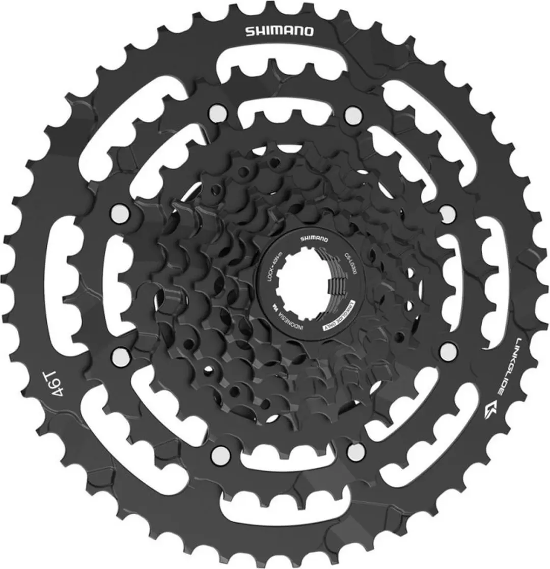 Shimano Cues-LG300 Cassette 9-speed - Zilver