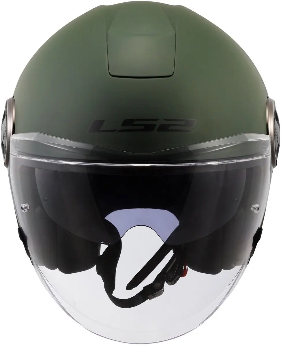 LS2 OF620 Classy Solid Mat Legergroen Jethelm - XS
