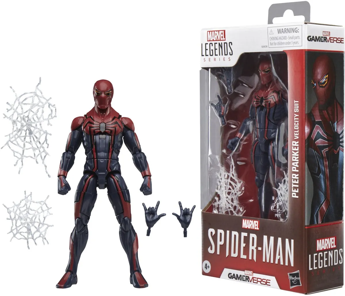 Hasbro Spider-Man Marvel Legends Gamerverse Peter Parker Velocity Suit