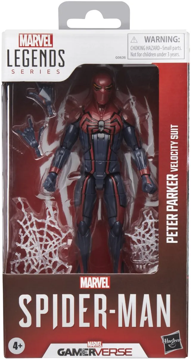 Hasbro Spider-Man Marvel Legends Gamerverse Peter Parker Velocity Suit - 15cm - Multi