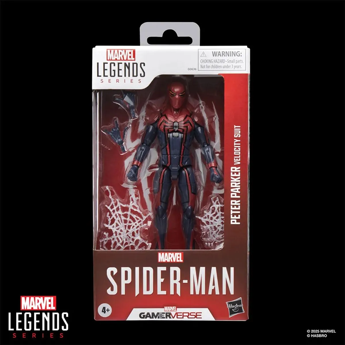 Hasbro Spider-Man Marvel Legends Gamerverse Peter Parker Velocity Suit - 15cm - Multi - afbeelding 6 van 6