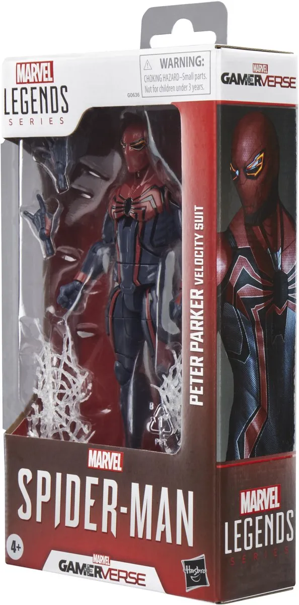 Hasbro Spider-Man Marvel Legends Gamerverse Peter Parker Velocity Suit - 15cm - Multi