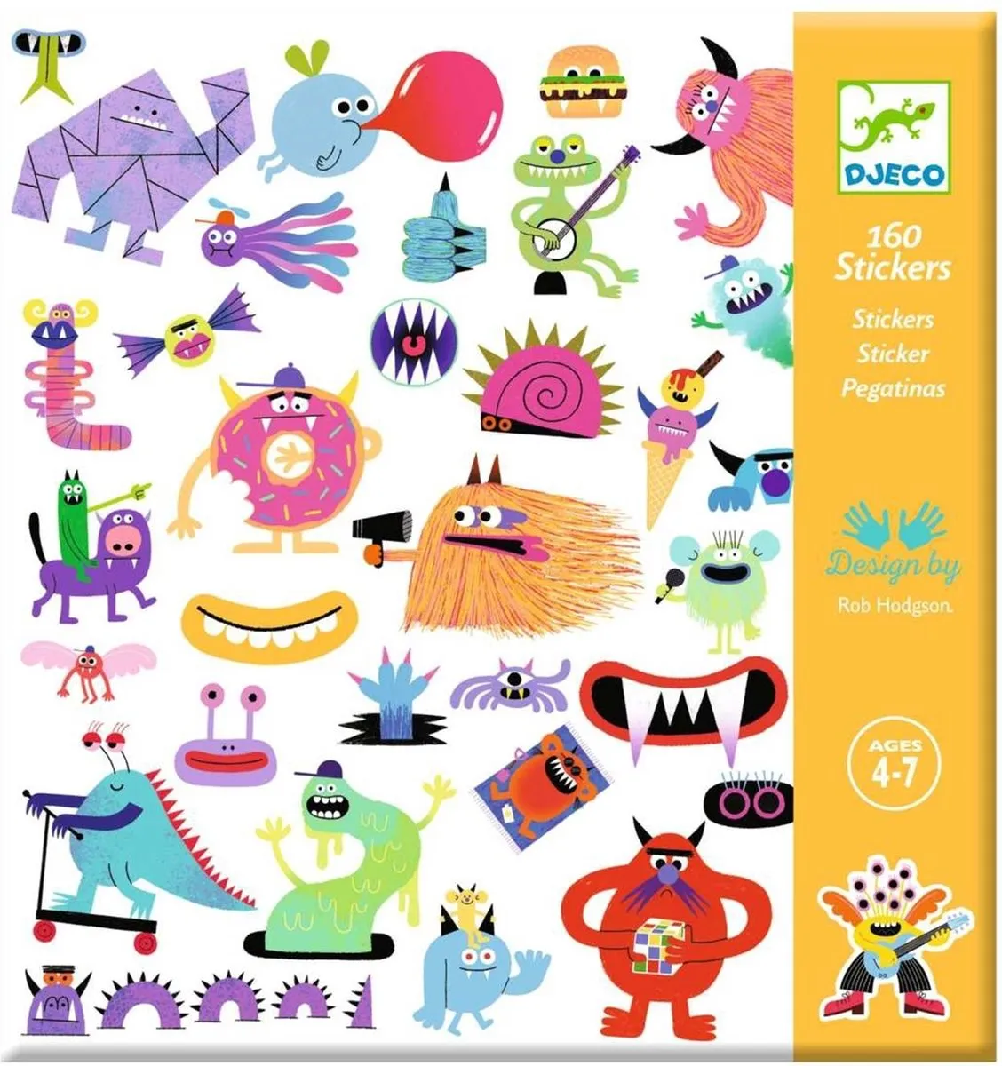 Djeco Monsters Stickers