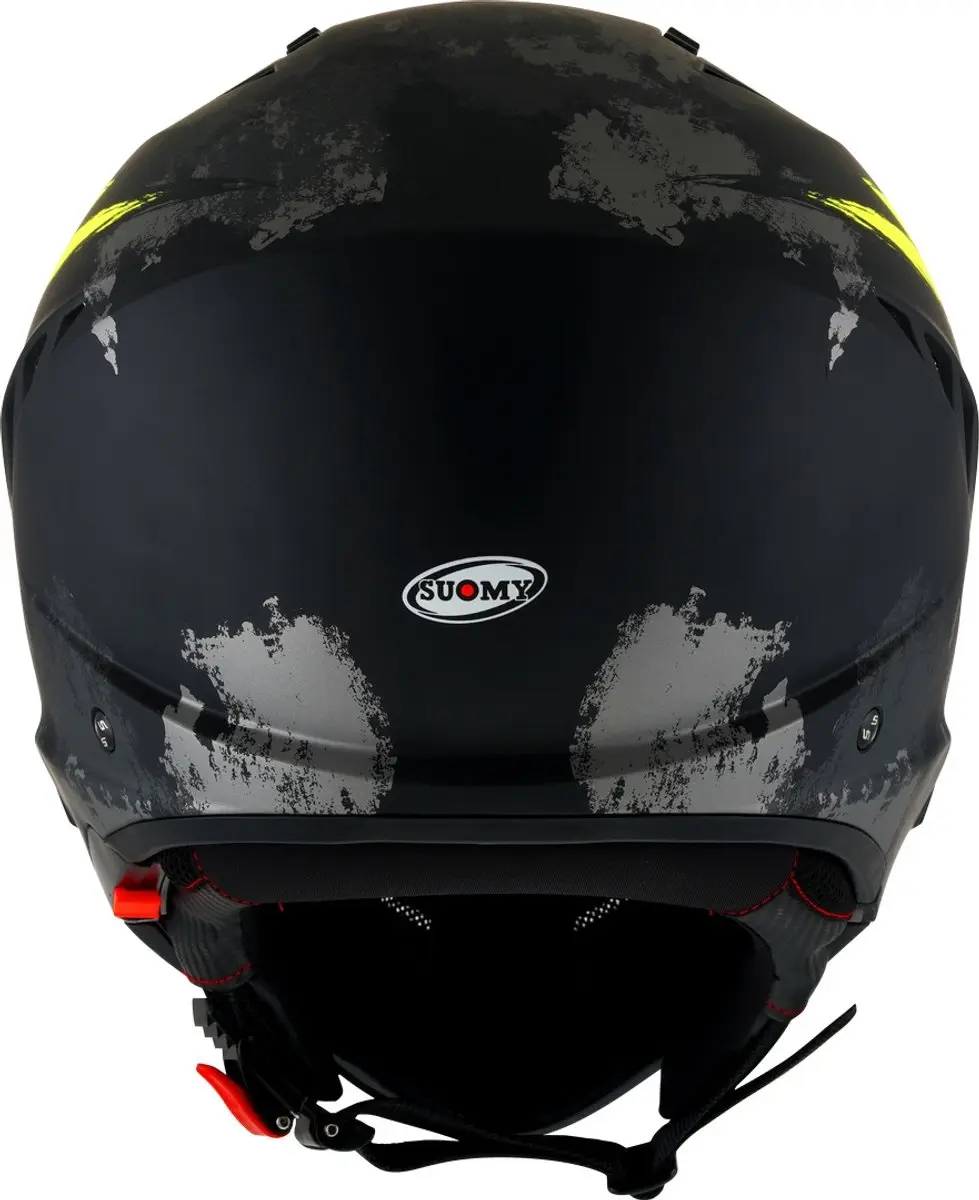 Suomy Armor Hi-Volt Jethelm - S - Zwart/Geel