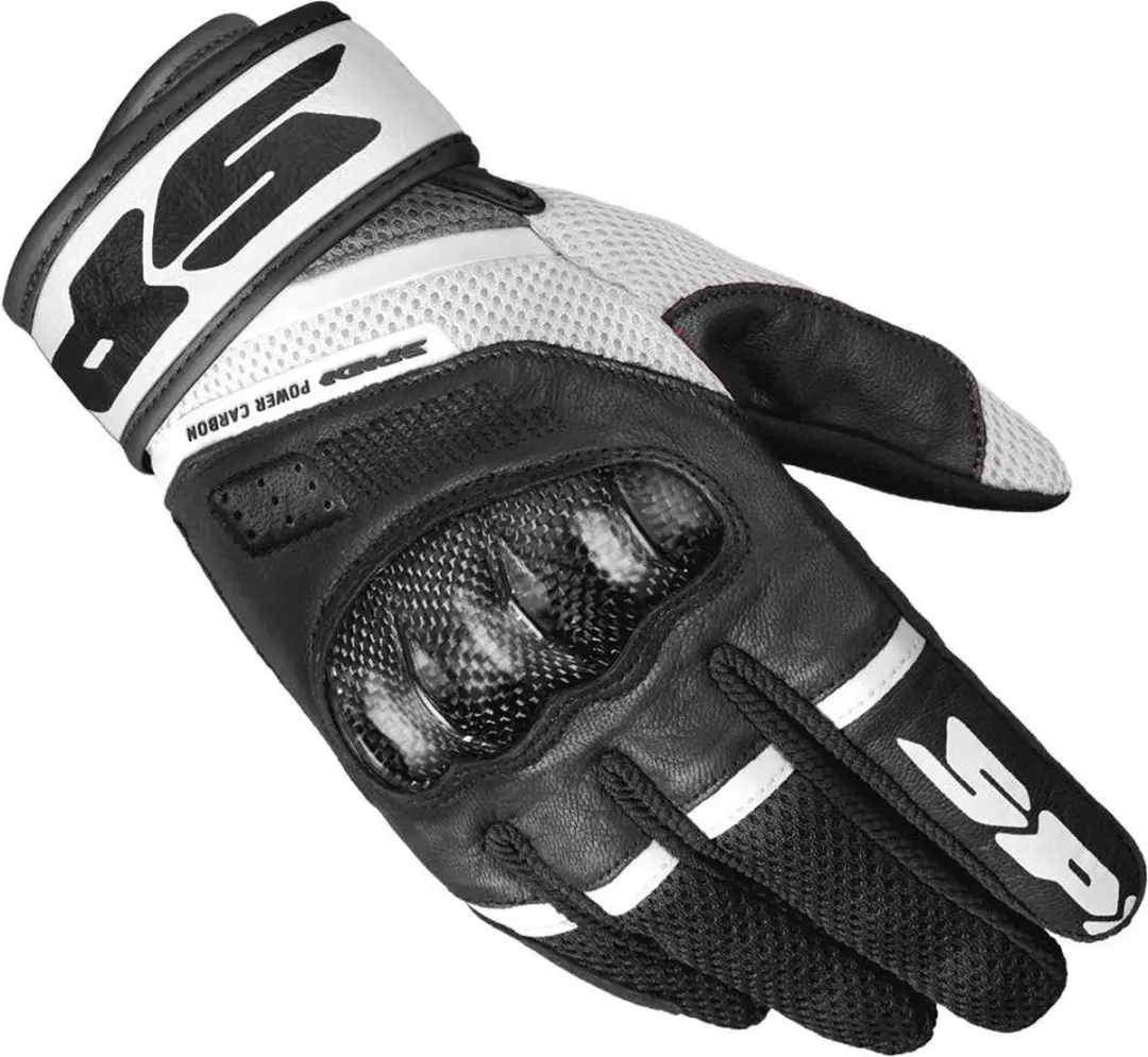 Spidi Power Carbon Handschoenen Zwart Wit