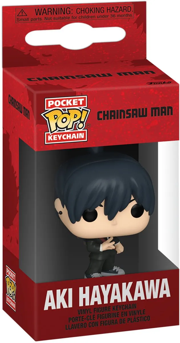 Funko Pocket Pop! Chainsaw Man Aki Hayakawa - Multi - afbeelding 2 van 4