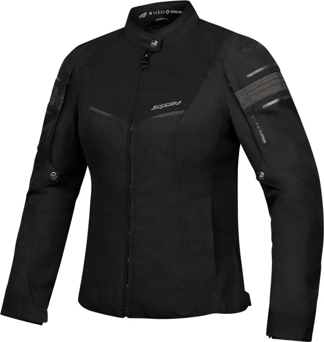 IXON Wilana Dames Motorjas - Zwart/Wit XS