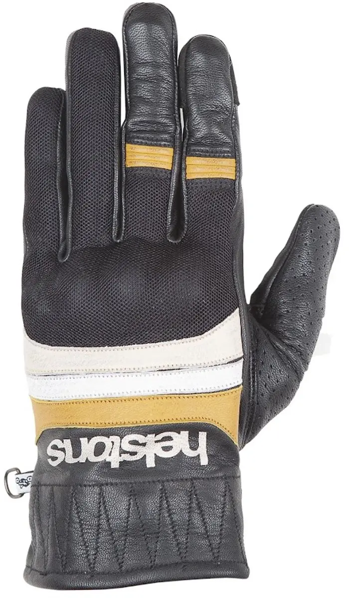 Helstons Bull Air Mesh Zwart Beige Wit Geel