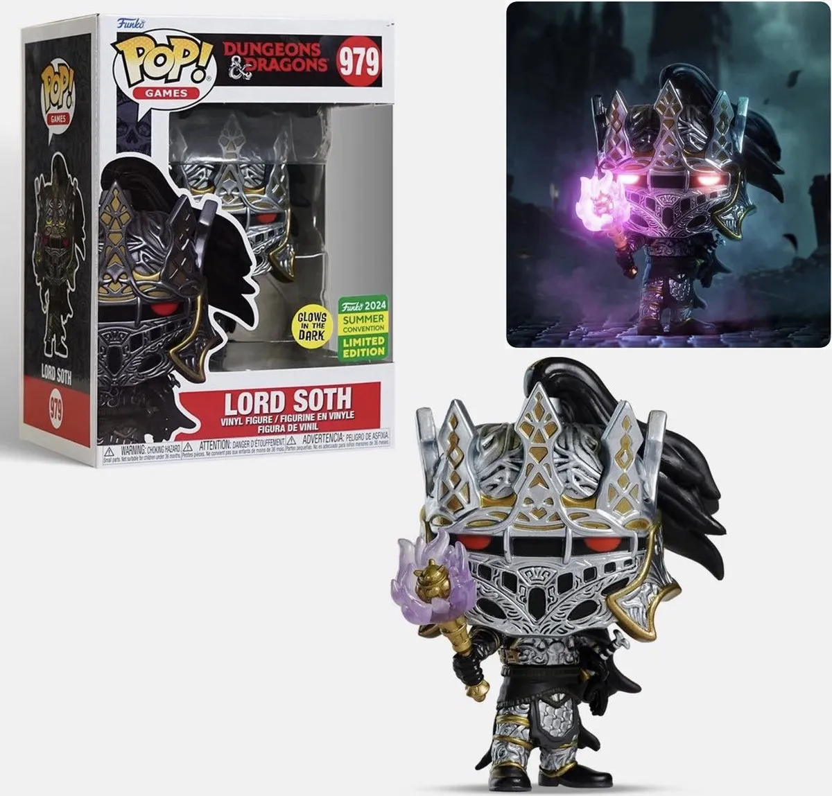Funko Pop! Games Dungeons & Dragons Lord Soth #979 Glow in the Dark