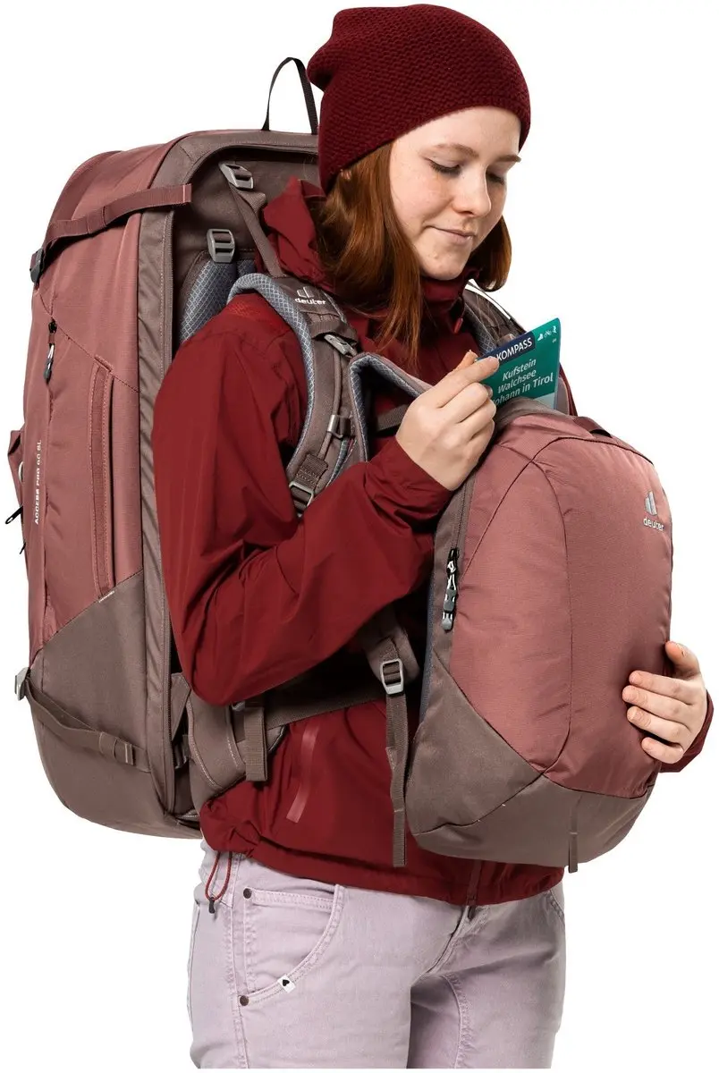 Deuter Access Pro 60 Wandelrugzak - 60L - Caspia Raisin - afbeelding 4 van 6