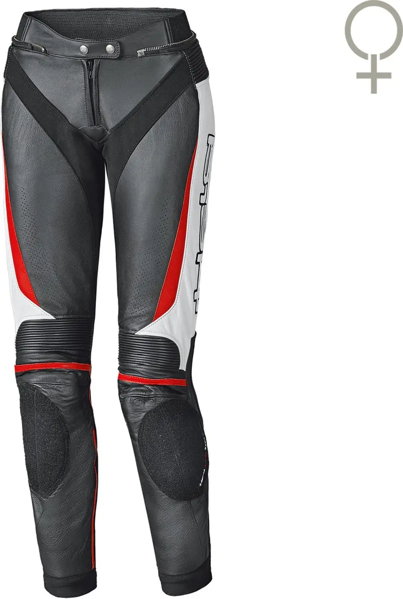 HELD LANE II Sport Motorbroek dames Zwart-Wit-Rood 36