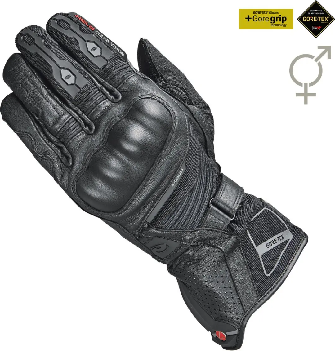 HELD SCORE 4.0 GORE-TEX® motorhandschoenen + Gore Grip Zwart 10