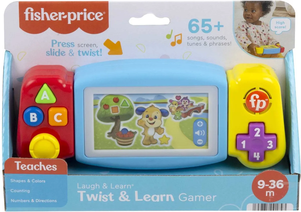 Fisher Price Leerplezier Draai & Leer Console - Blauw