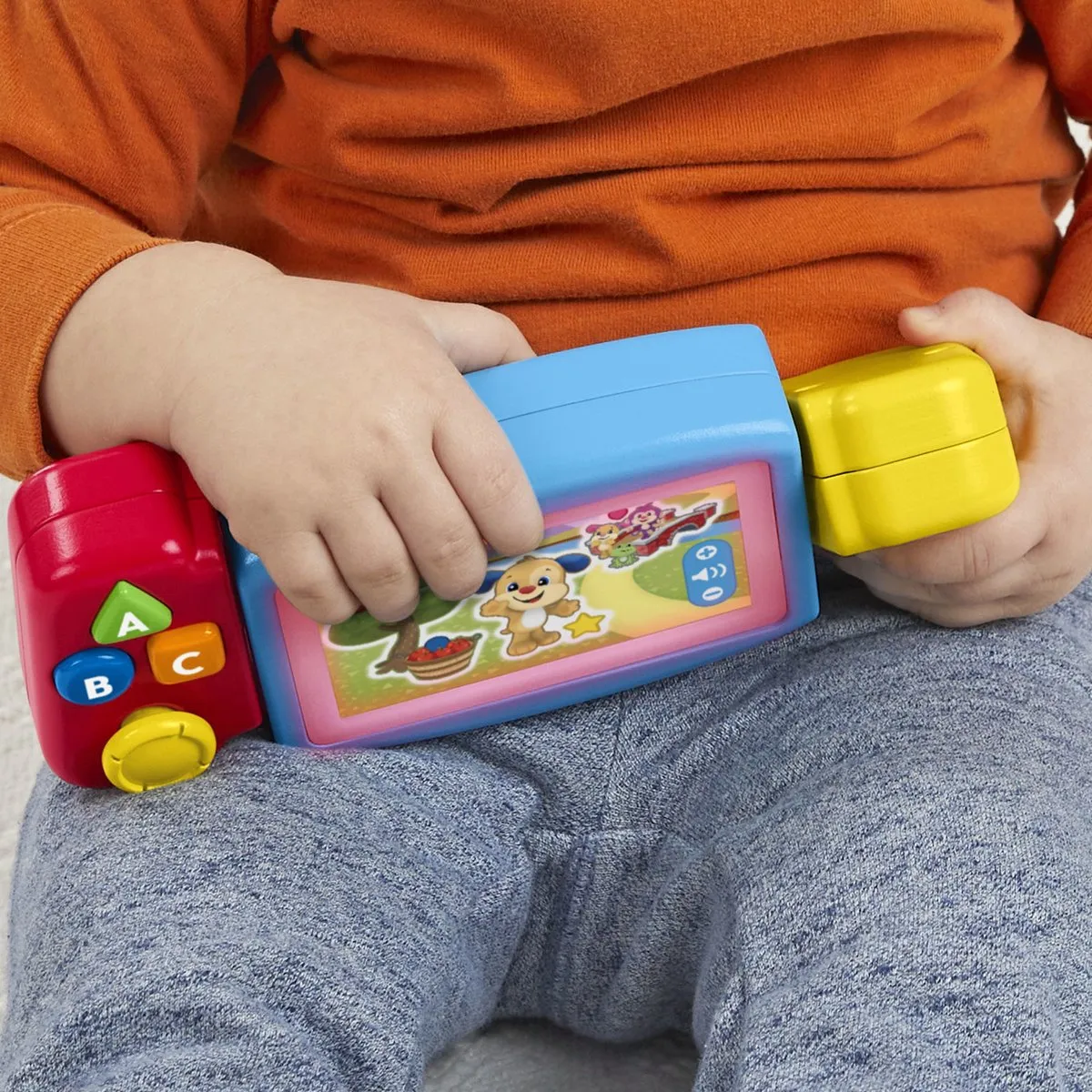 Fisher Price Leerplezier Draai & Leer Console - Blauw - afbeelding 6 van 6