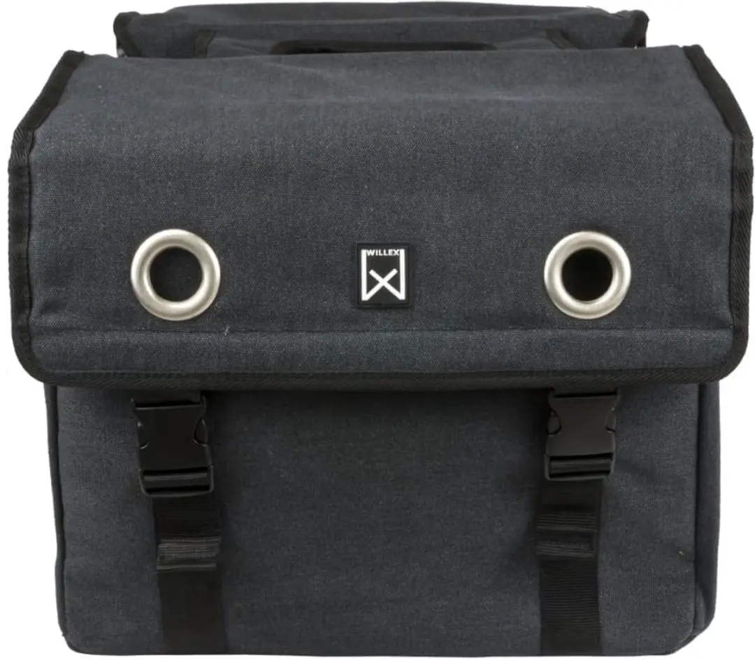 Willex Dubbele Fietstas 46L - Zwart