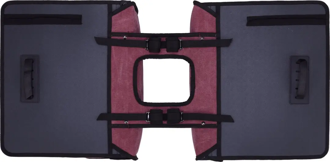 Willex Dubbele Fietstas 57L - Rood/Zwart