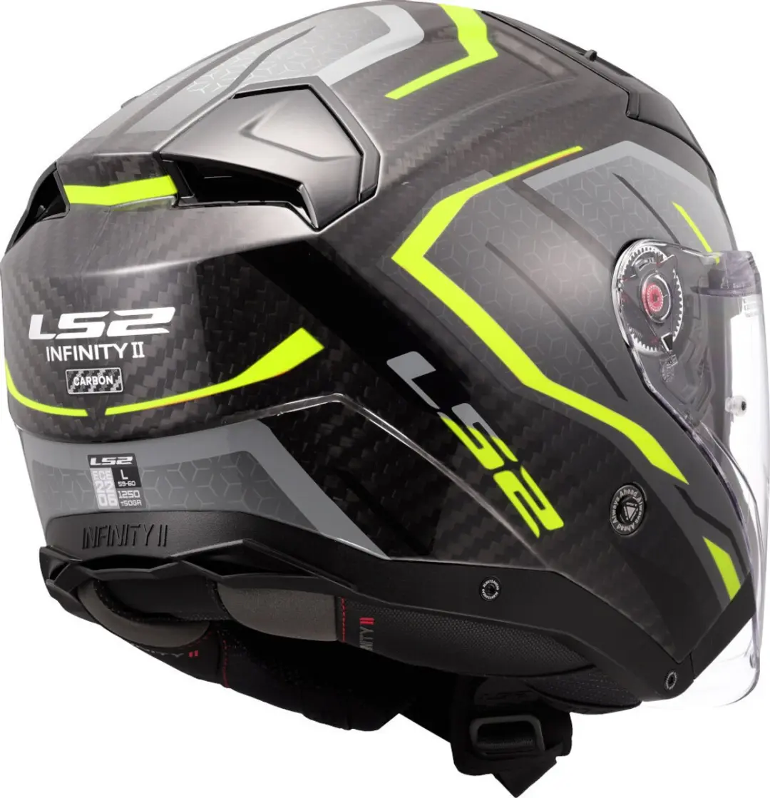LS2 OF603 Infinity II C Urus H-Vis Helm - Maat L - Geel