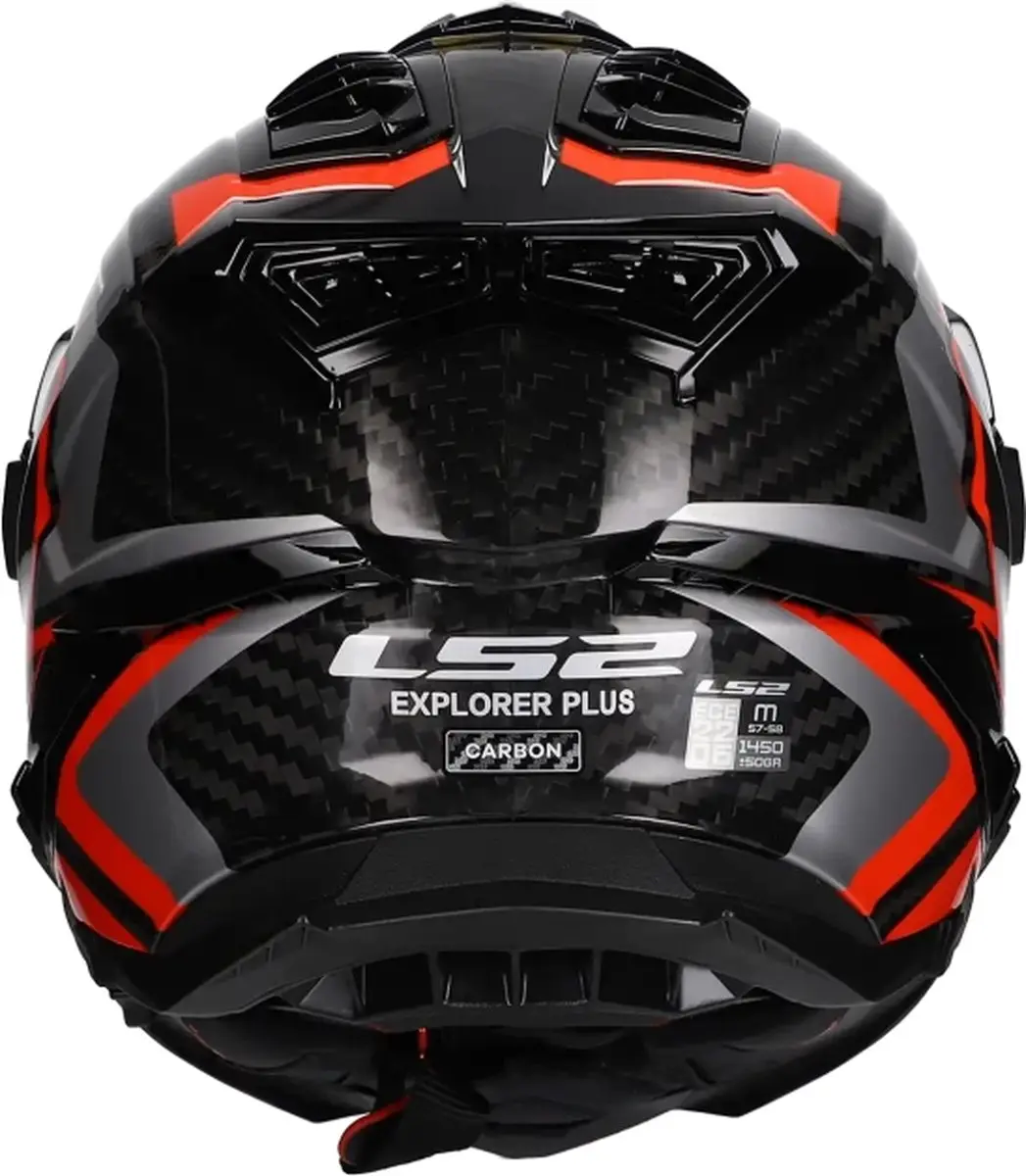 LS2 MX701 Explorer C Frontier II Motorhelm - XL - Rood