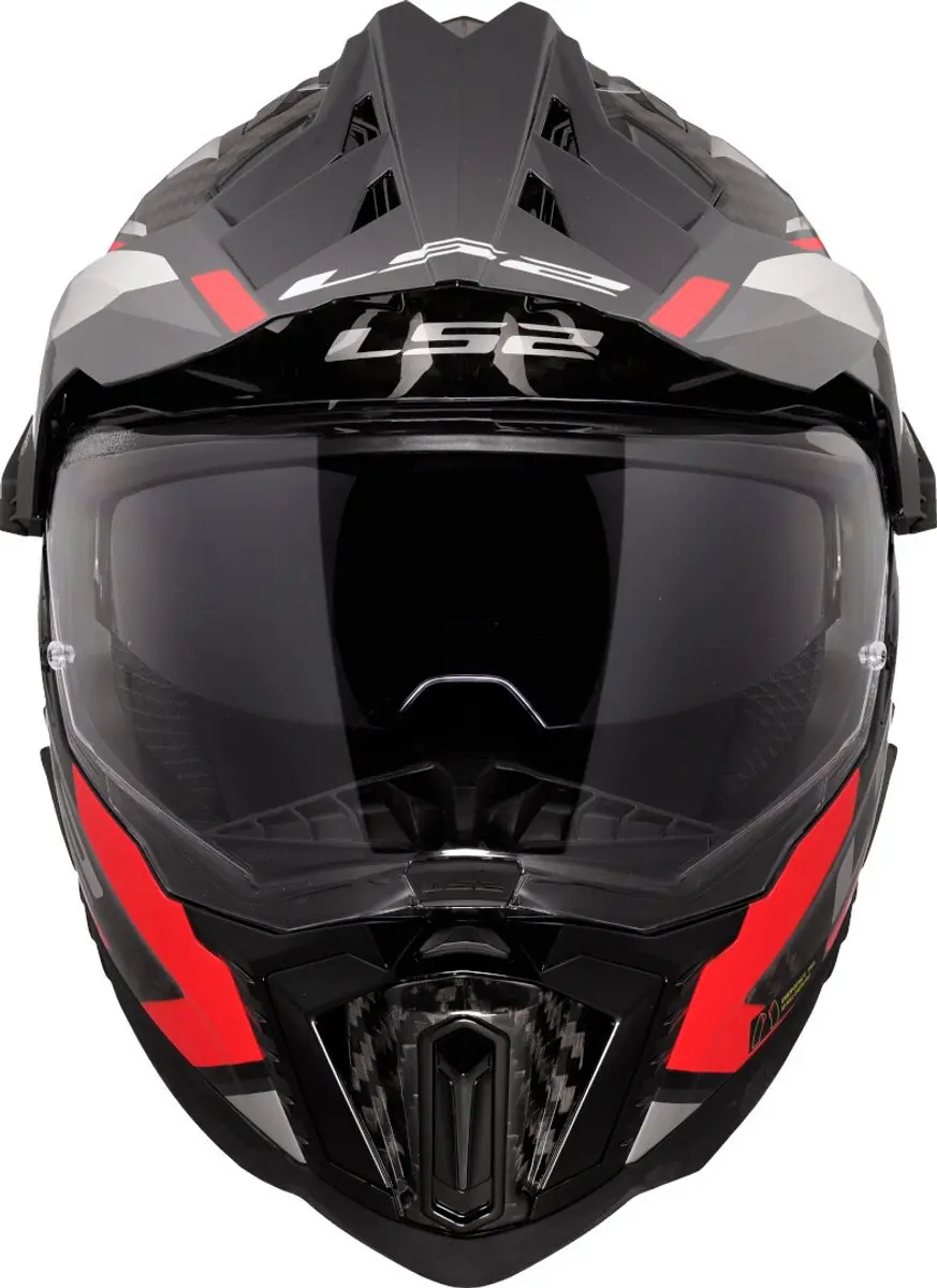 LS2 MX701 Explorer C Frontier II Motorhelm - XL - Rood