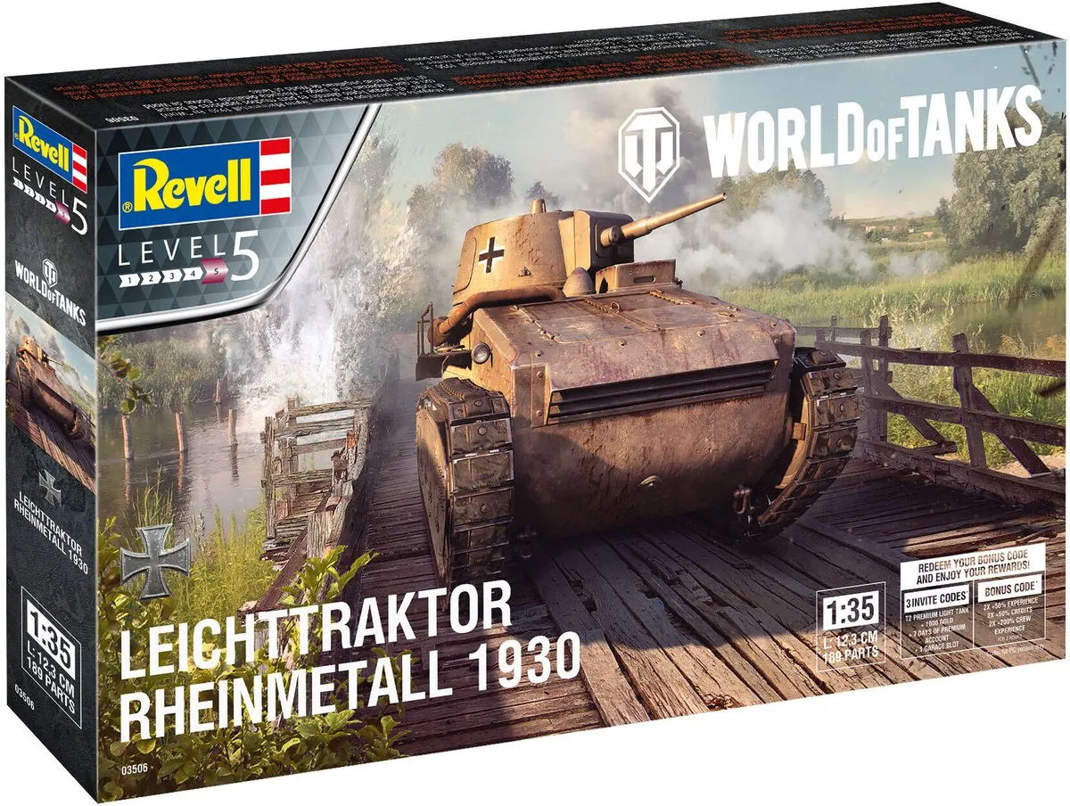 Revell 03506 Leichttraktor Rheinmetall 1:35 Modelbouwpakket - Militaire voertuigen