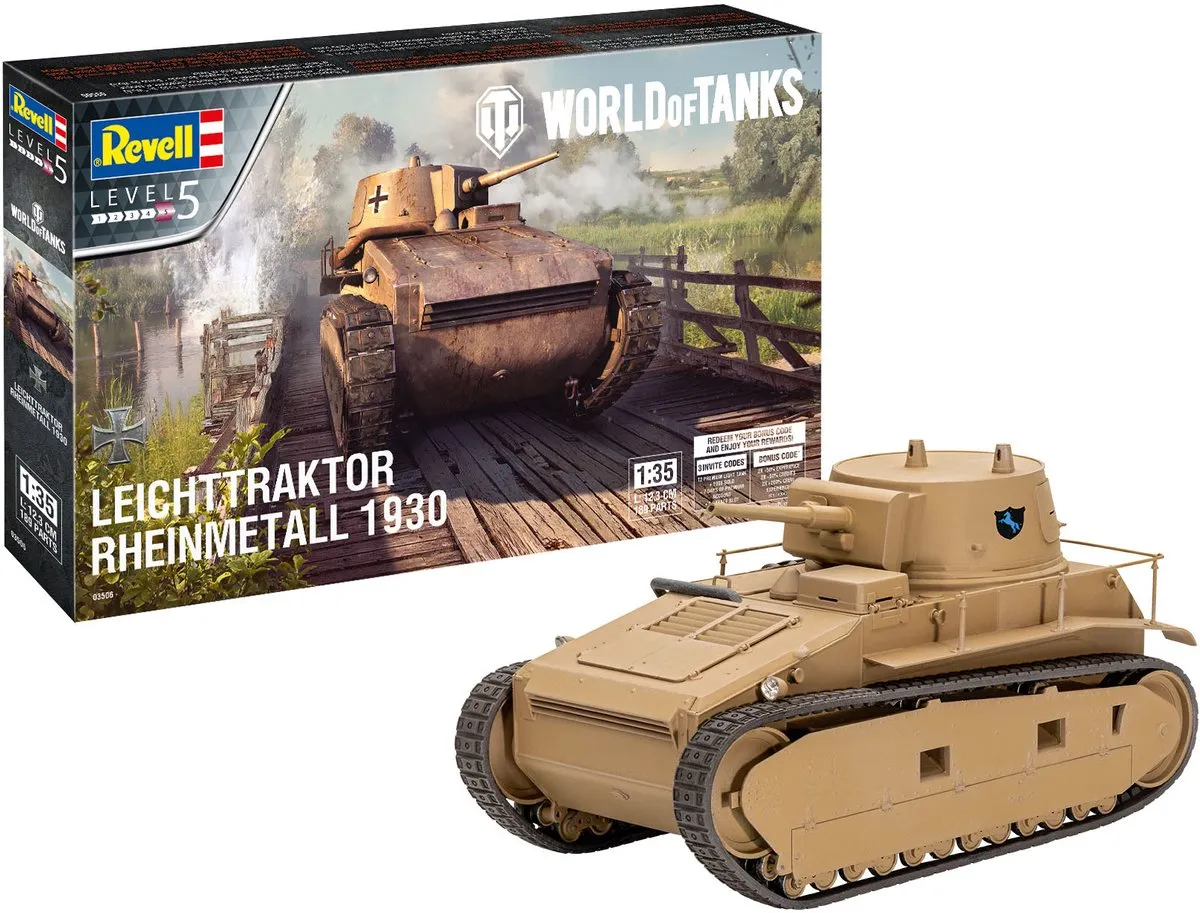 Revell 03506 Leichttraktor Rheinmetall 1:35 Modelbouwpakket