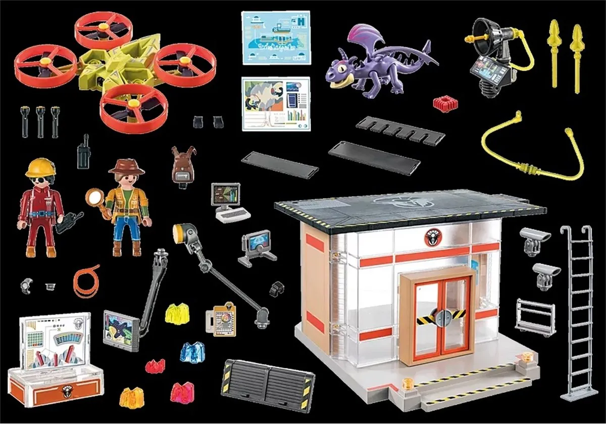 Playmobil Dragons Icaris Lab 71084 - Multicolor
