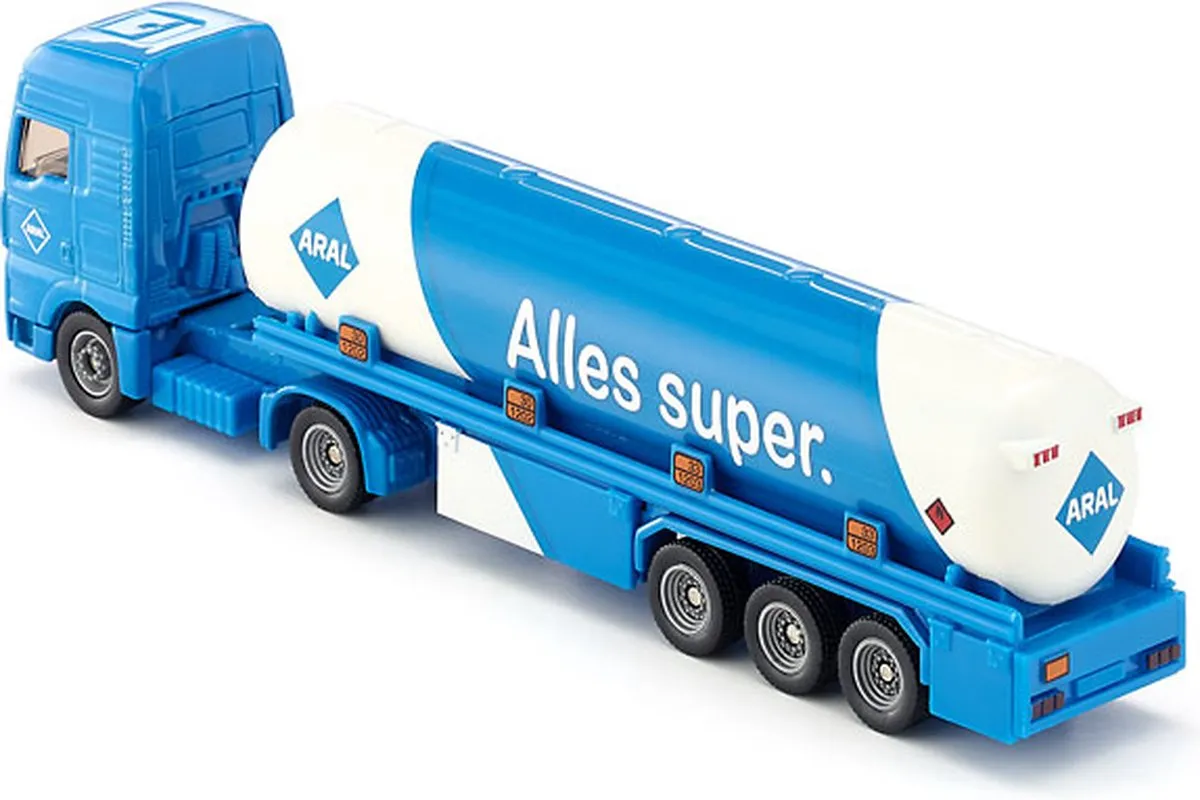 SIKU 1626 Tankwagen ARAL 1:87 - Metaal/Kunststof - Wit/Blauw