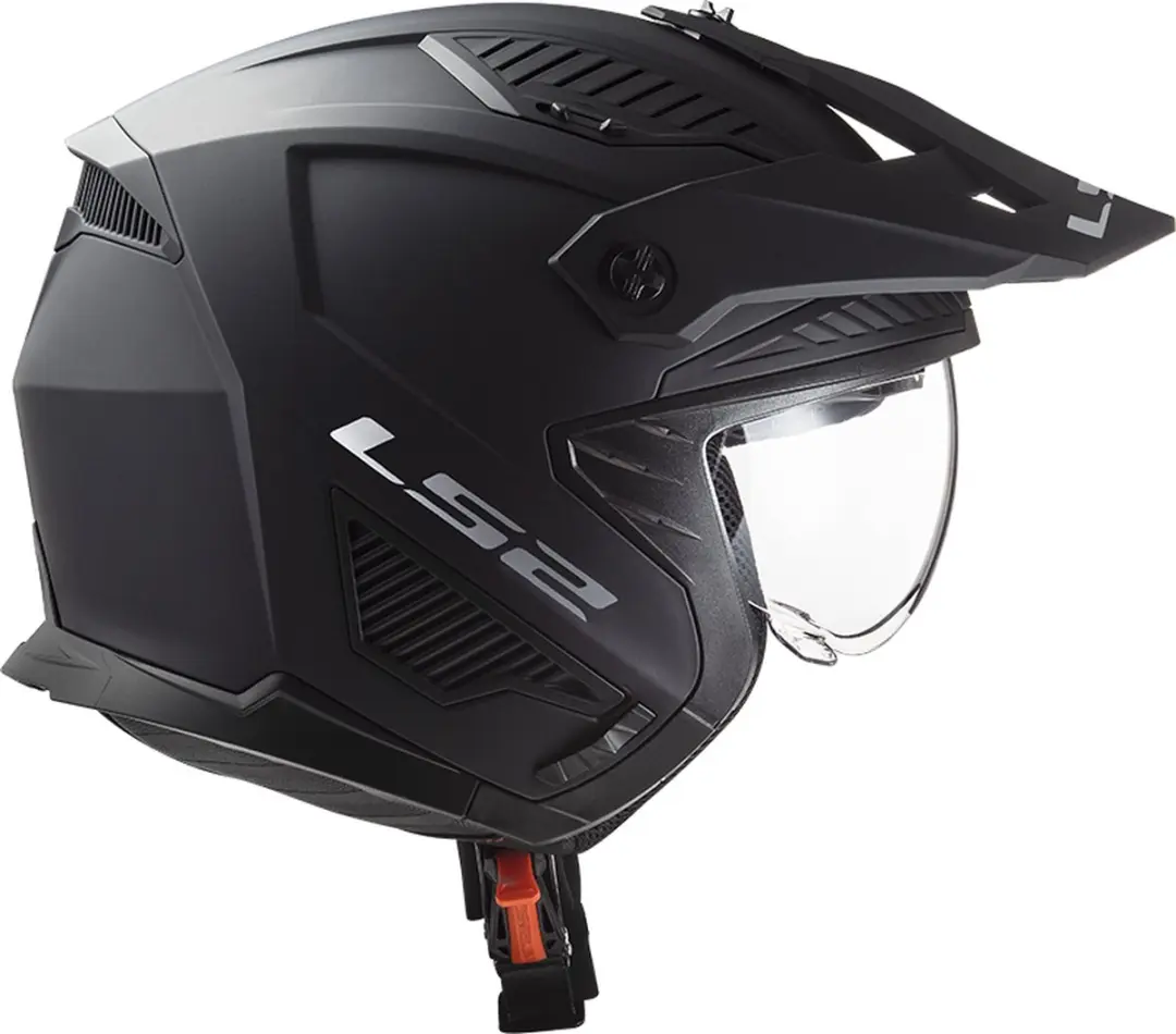 LS2 OF606 Drifter Solid Helm - M - Zwart