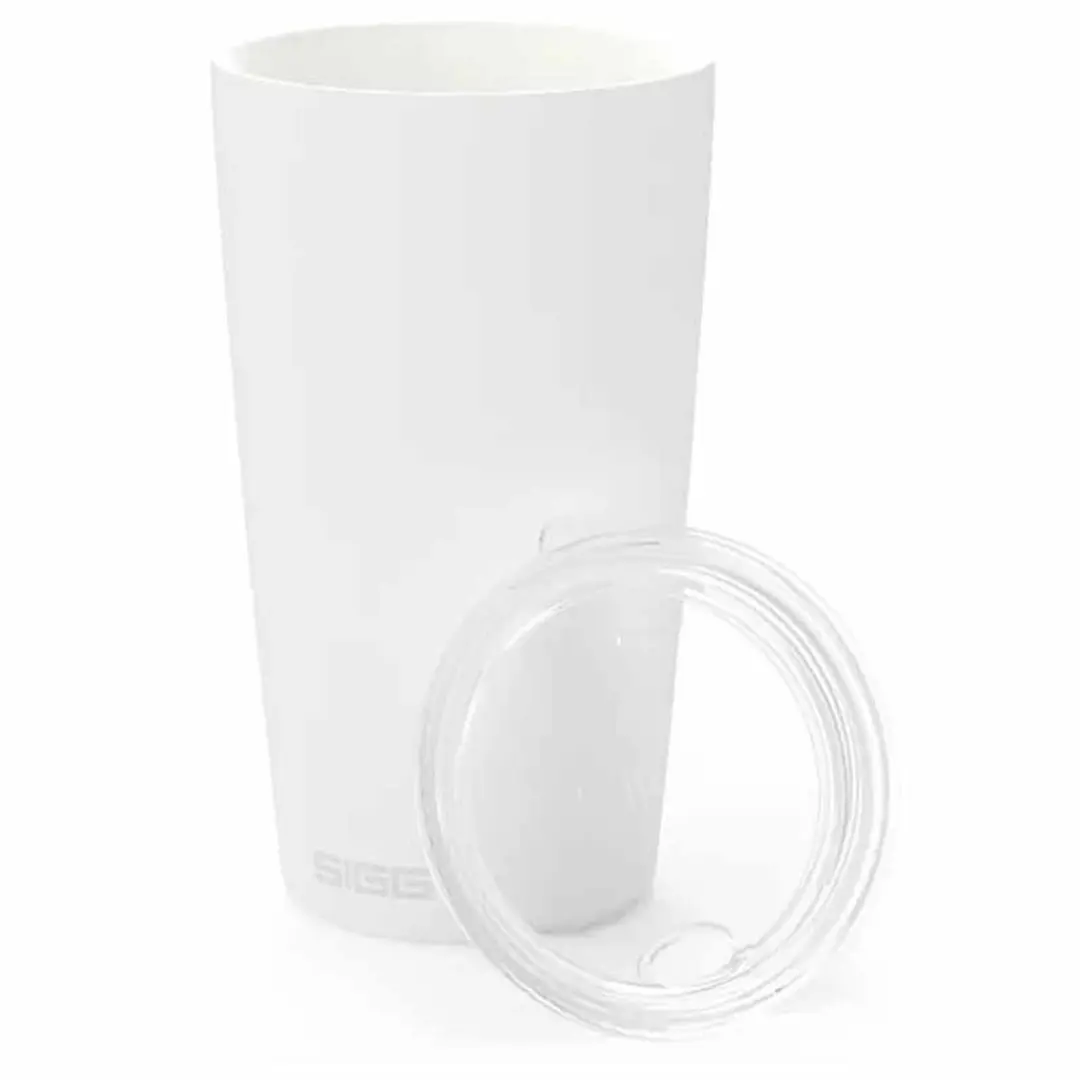 Sigg Neso Cup Pure Ceram 0.4L - RVS Drinkfles - 0.4L Wit - afbeelding 2 van 6